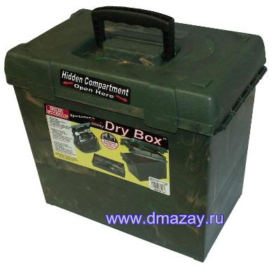 Ящик пластиковый водозащищенный MTM (МТМ) Sportsmans Plus Utility DRY BOX SPUD2 09 Wild Camo для охотников рыбаков любителей водного спорта и туристов  камуфлированный